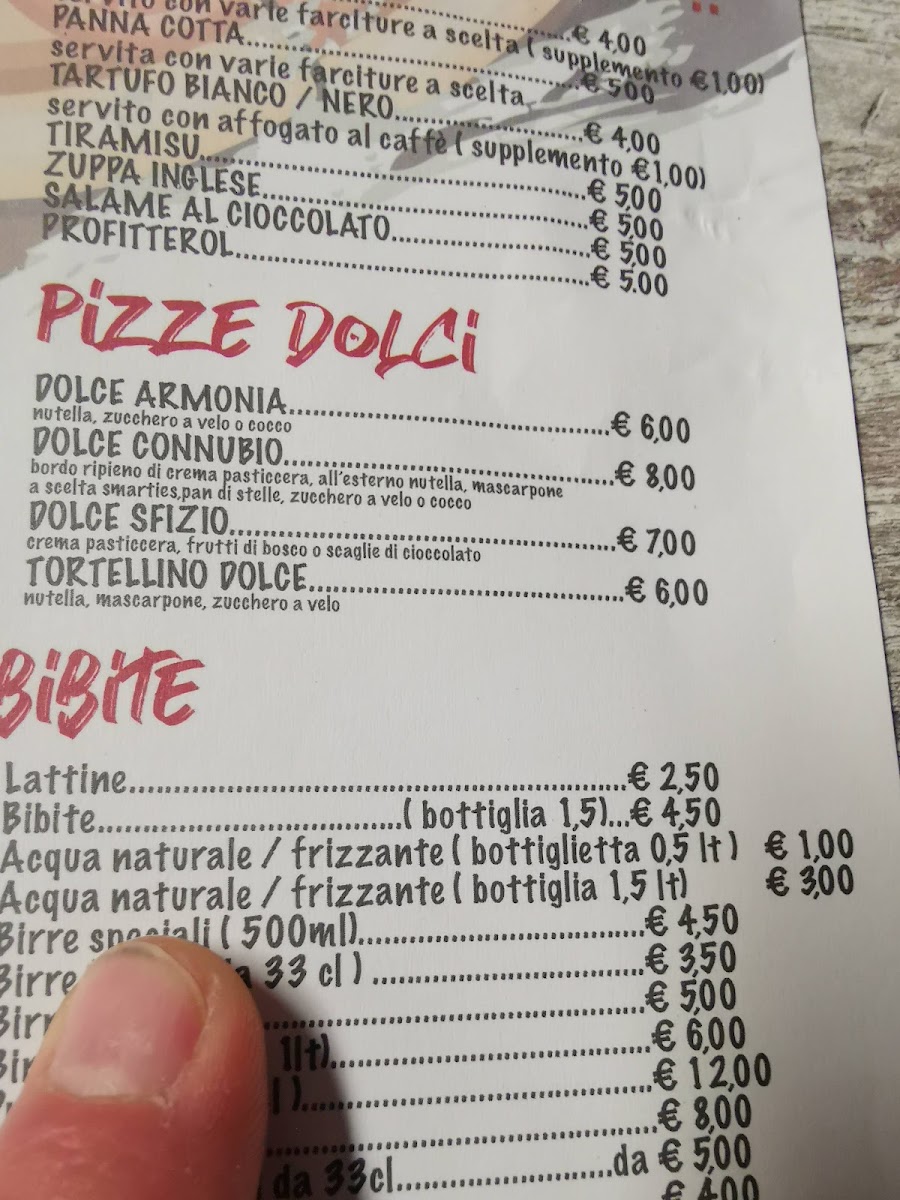 Menu Da Matte C’E’ Pizza Per Te-2